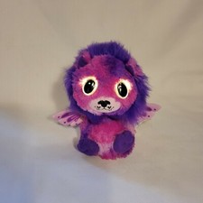 Hatchimals Spin Master Purple Pink Winged Lion Light Up Talking Toy Plush