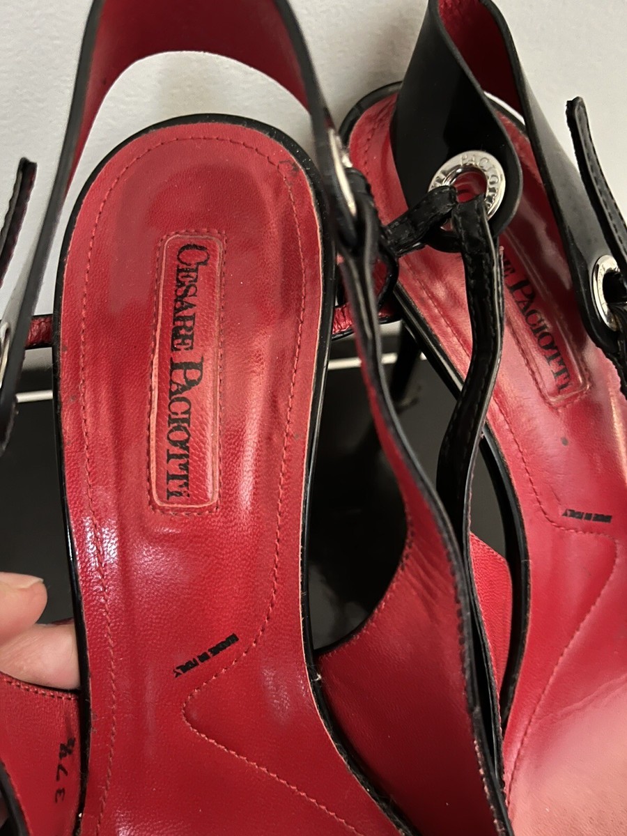 CESARE PACIOTTI taille IT EU 37,5 talons 8,7cm Noires Cuir CESARE PACIOTTI taille IT EU 37,5 talons 8,7cm Noires Cuir