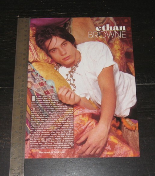 Jackson Browne's SON Ethan Browne ONE original magazine