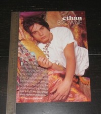 Jackson Browne's SON Ethan Browne ONE original magazine clipping page PHOTO
