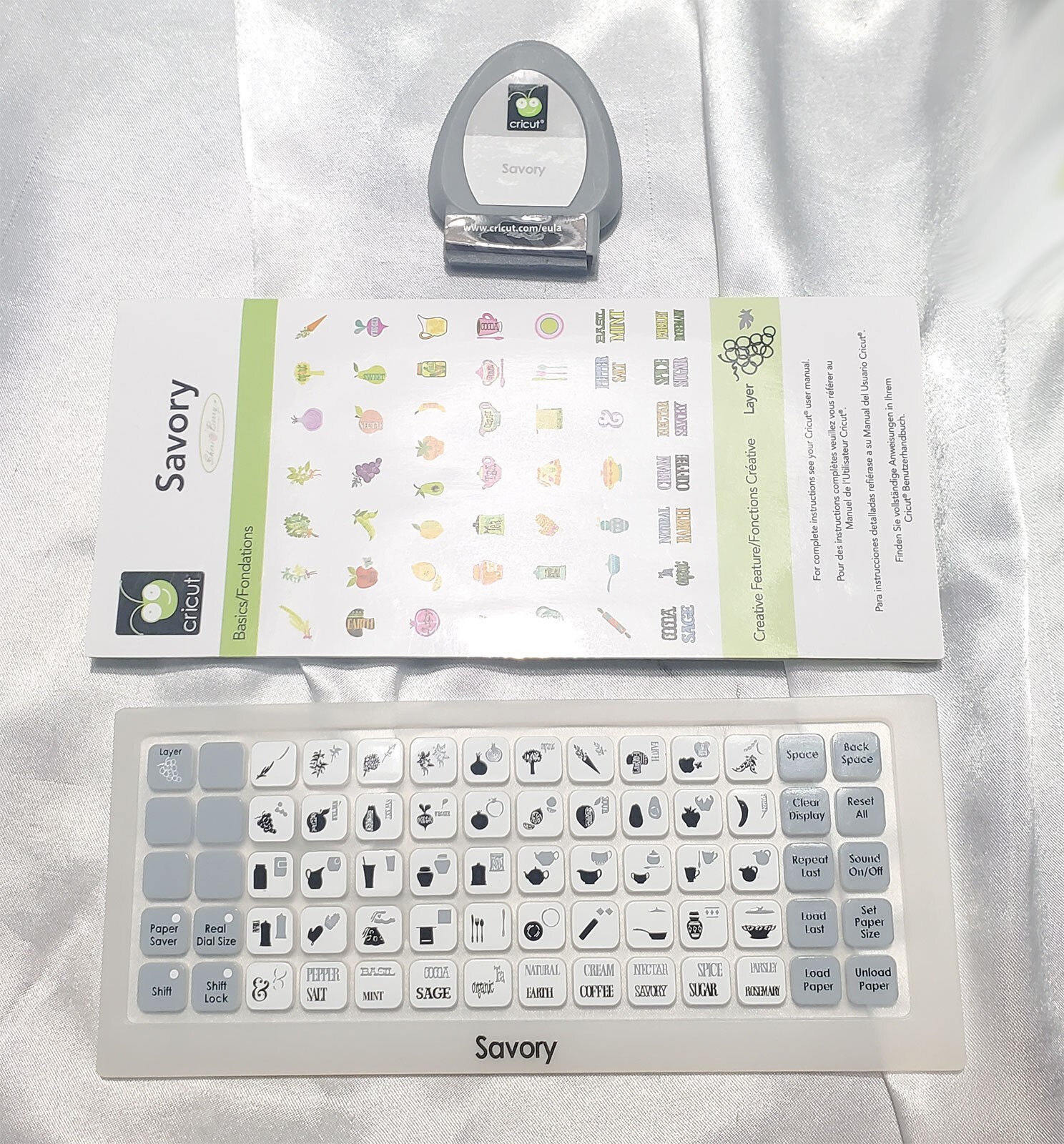 NEW PROVO CRAFT CRICUT SAVORY BASICS DIE CUT CARTRIDGE eBay