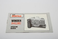 Pentax Winder ME Instruction Operating Manual book- Original Good