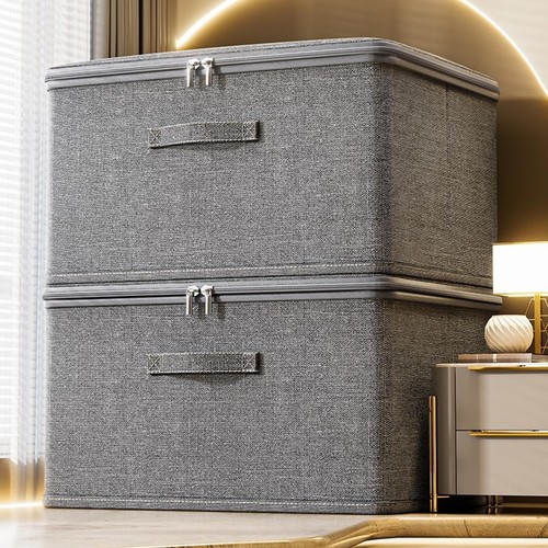 Closet Organizers Boxes Covered Storage Box Home Clothing Storage Box pleasure - Picture 2 of 9