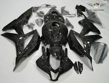 Forged Carbon Fiber Painted Fairing Kit For Honda CBR600RR 2007-2008 Black Body