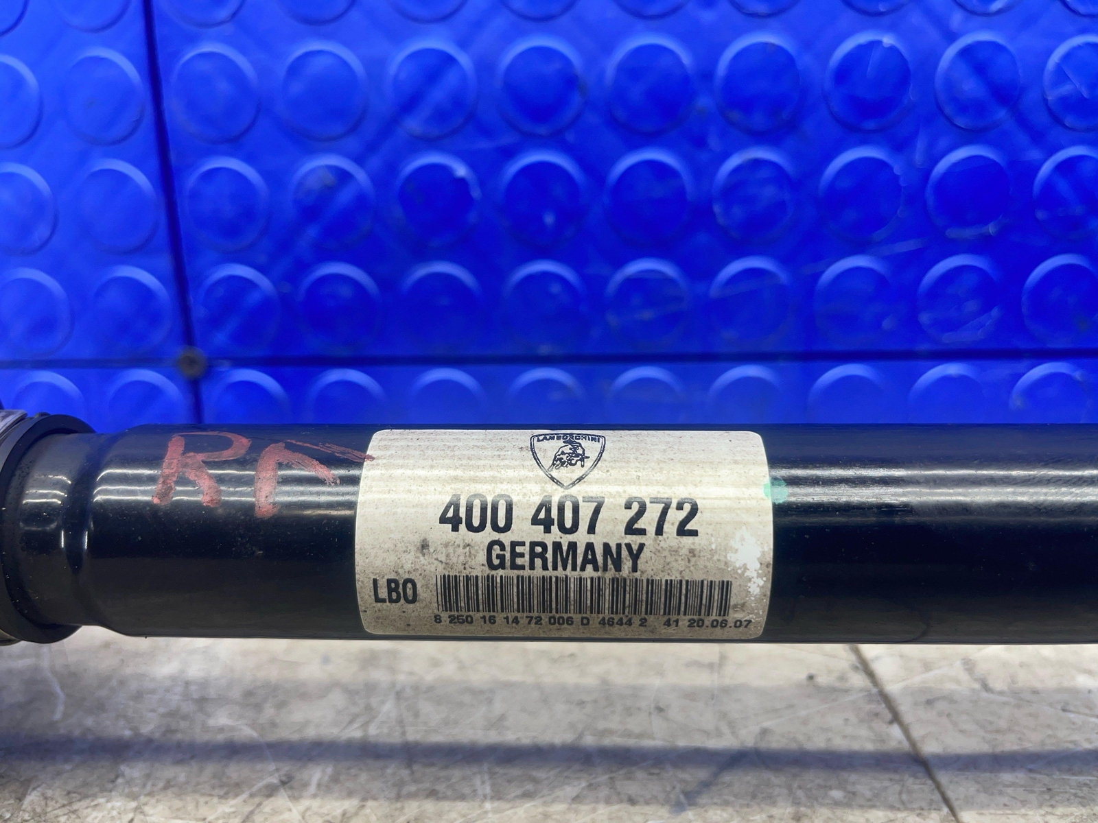 LAMBORGHINI GALLARDO OEM SPYDER AWD FRONT RIGHT AXLE SHAFT 400407272