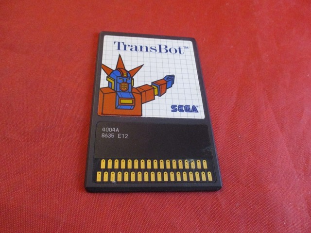 TransBot Sur Carte (Sega Master System) - Jeu Complet En Très Bon état