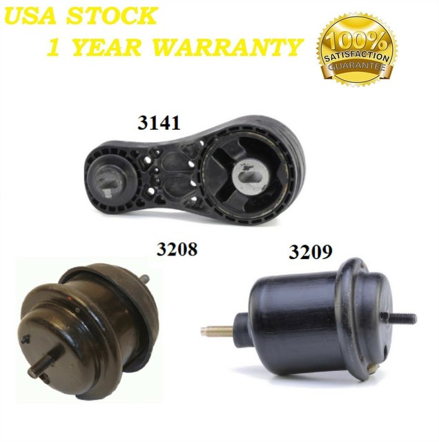 3 PCS MOTOR MOUNT FIT 20092016 GMC ACADIA 3.6L eBay