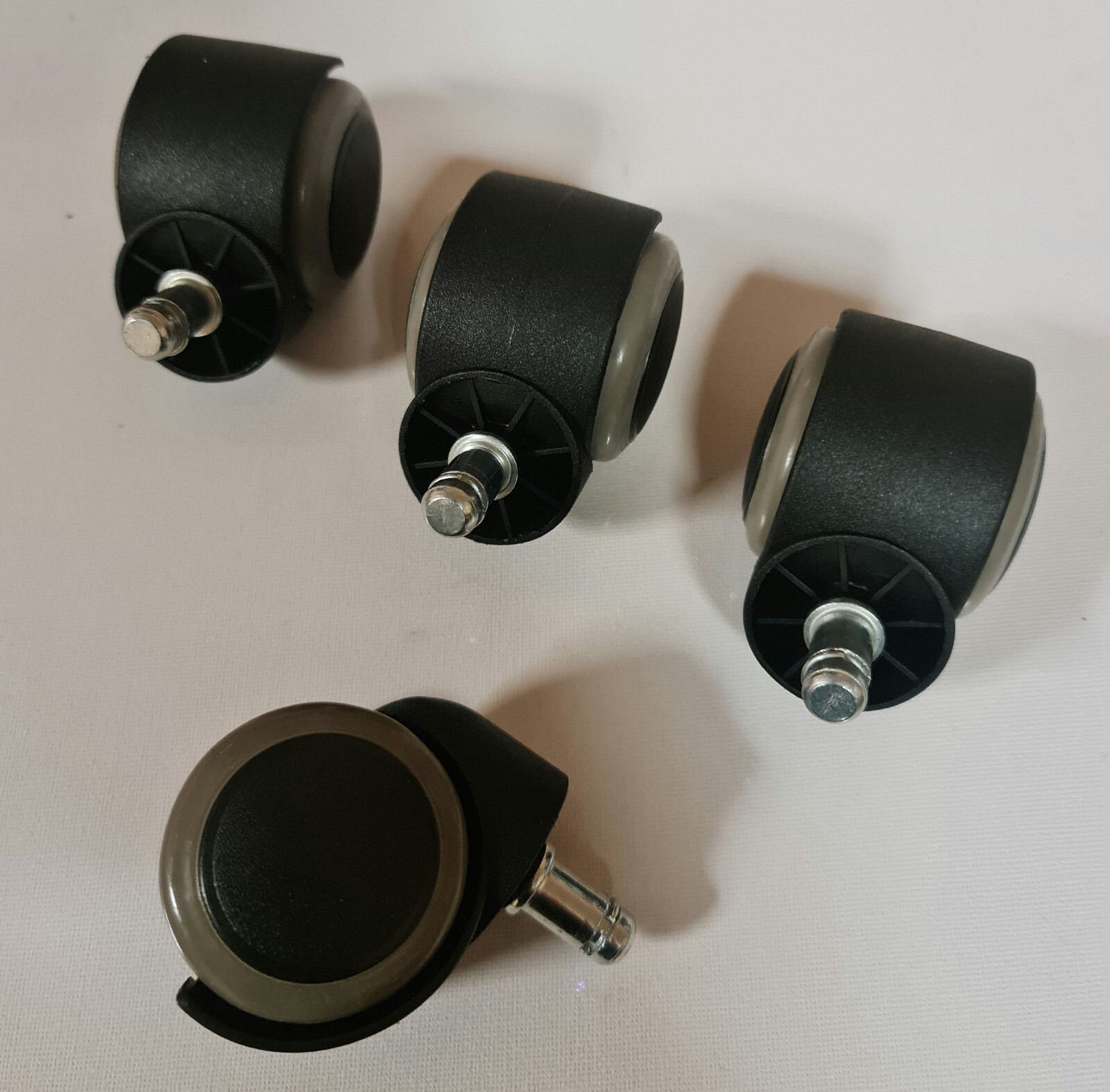 WINTEX Office Chair Wheels 4pcs 11 x 49 mm Durable Castors for Computer