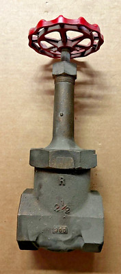 Stockham 2-1/2'' Brass Gate Valve B-145 300 Threaded USA made