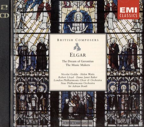 Elgar : Dream of Gerontius ; Music Makers ; Adrian Boult (CD, 1998, 2 disques, EMI) - Photo 1 sur 4