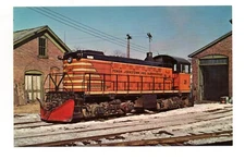 Postcard: Alco Switcher, Fonda Johnstown & Gloversville Railroad 100th Annv., Mt