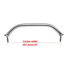 Pair of Boat 18 Inch Handrail 316 Stainless Steel Marine Grab Polished Handle