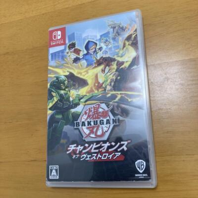 USED Nintendo Switch Bakugan Champions of Vestroia Japanese Games