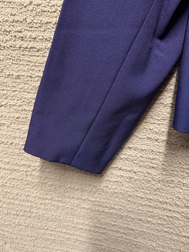 Nipon Boutique Traje Chaqueta Mujer 18 Azul Marino Escote Cuadrado Ropa de Trabajo Carrera Classi - Imagen 3 de 12