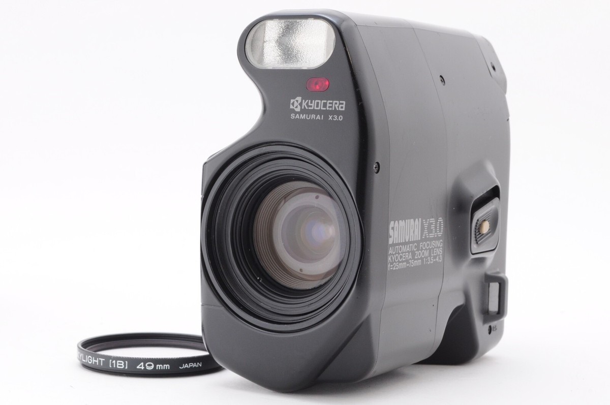 Near MINT w/case] Kyocera Samurai x3.0 35mm Half Frame Film