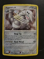 Pokemon TCG Card 2007 Mysterious Treasures - Aggron 1/123 Holo