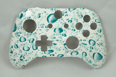 Blue Rain Drops Front Shell For Xbox One S Controller Model 1708