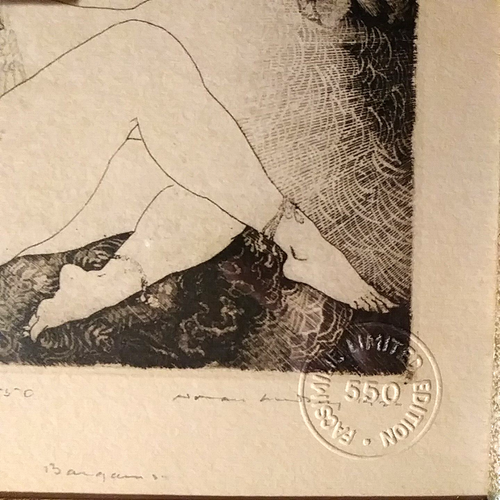 INCISIONE FACSIMILE NORMAN LINDSAY AFFAREINS, LTD. EDIZIONE #72/550 INCORNICIATA, NUOVA DI ZECCA - Foto 3 di 16