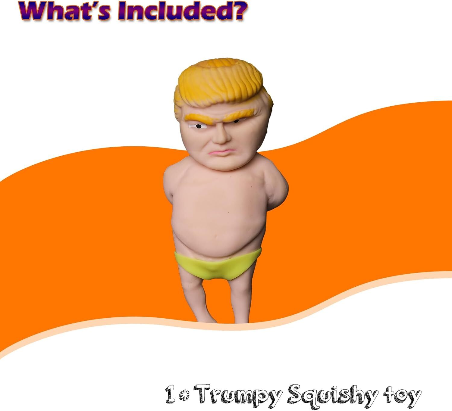 Splat Doll Squishy Toy Hilarious Squeeze Fidget Rubber to Stress... 