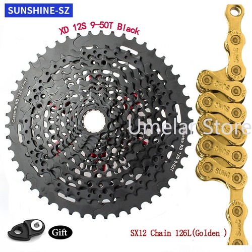 MTB XD Cassette 12 Speed Bike Fly Freewheel Bicycle Sprocket Chains For SRAM XG - Picture 6 of 25