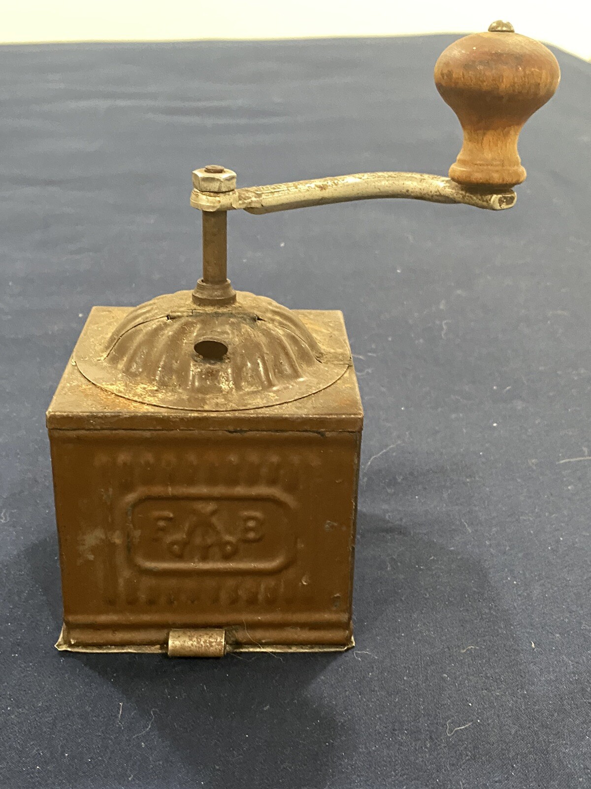 Vintage Coffee Grinder Mill F&B Tre Spade Italy Marca Despositata eBay