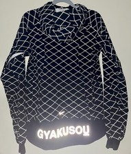Rare NWT NIKE x GYAKUSOU Black Quilted REFLECTIVE 3M Hooded Jacket 818599 sz S