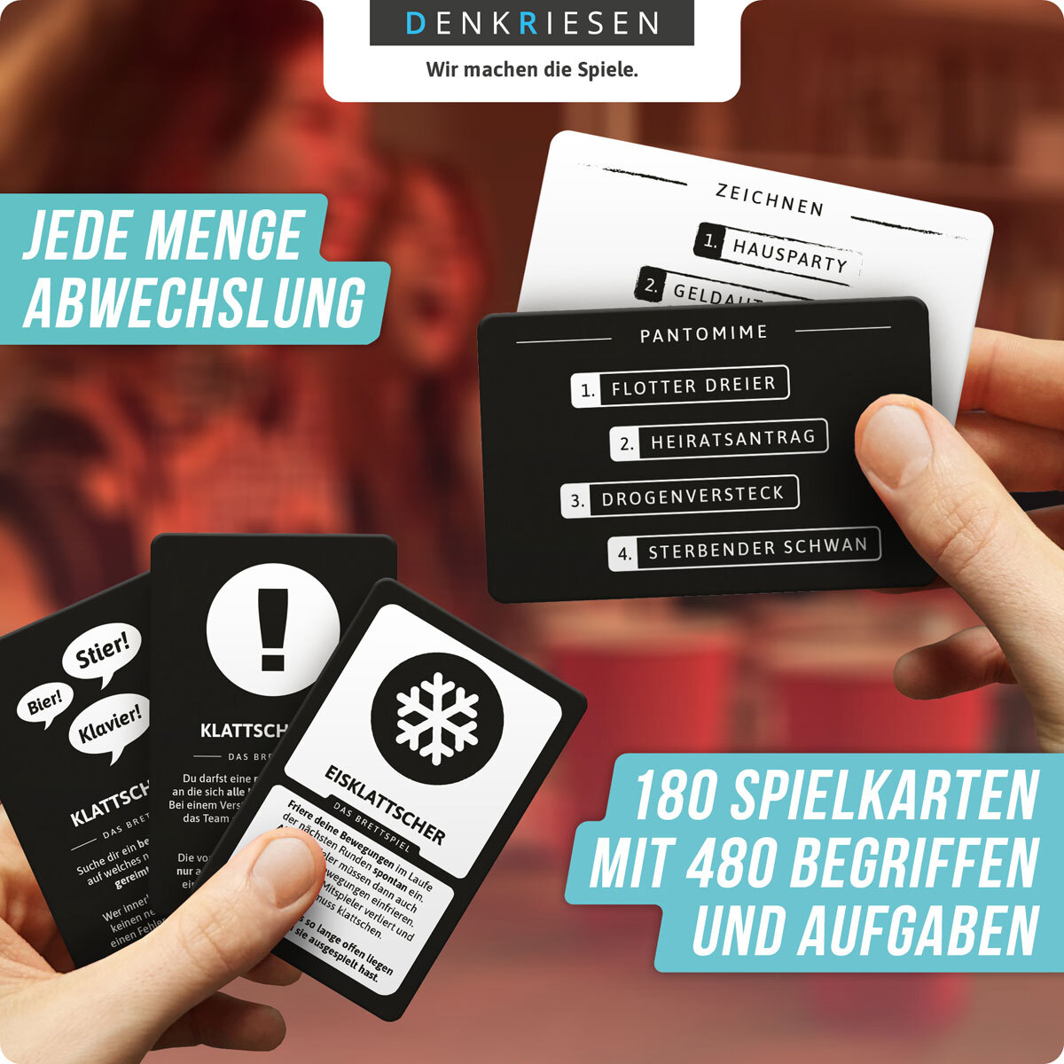 Thumbnail - Denkriesen Klattschen Trinkspiel Brettspiel Kl2000