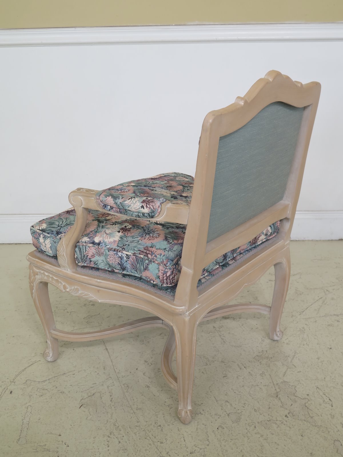 30452EC Pair French Louis XV Style Open Arm Occasional Chairs eBay