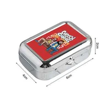 Cheech and Chong Cigarette Ashtray Handmade Vintage Metal Holder Box Case