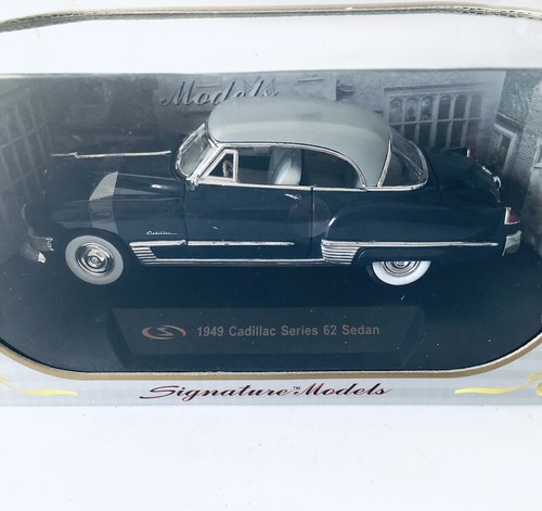 1949 Cadillac Series 62 Sedan 1/32 Scale Diecast Car By Signature Models 32422BU - Picture 3 of 7