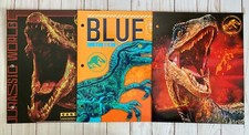 Jurassic Park World Folders Set Of 3 Dinosaur School Supplies New Blue Roar Kids
