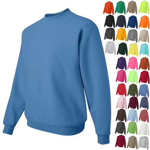JERZEES Mens Pullover NuBlend Crewneck 