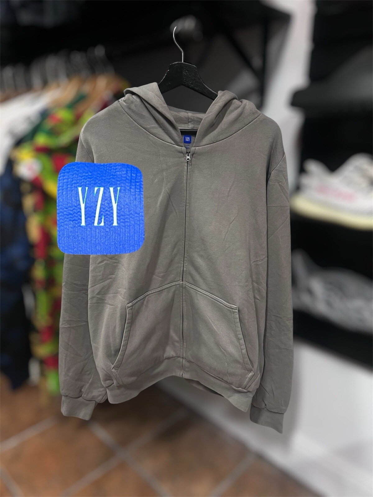 Yzy Gap - Light Grey Zip Up Hoodie - Size XL - Brand New - Unreleased - Thick -