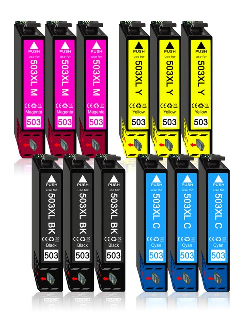 12er Set Druckerpatronen kompatibel mit Epson XP-5200