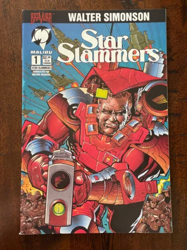 Star Slammers #1 Mini-Serie (Malibu, 1994) Sehr guter Zustand +