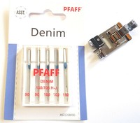Original Pfaff NäHmaschinen Jeans Nadeln + Schmalkanten NäHfuß FüR Pfaff ...