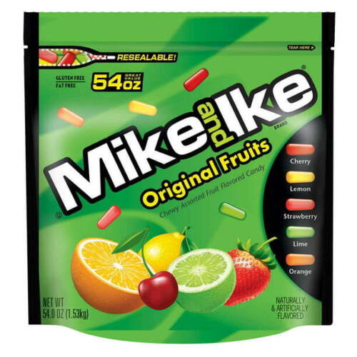 Mike and Ike Original Fruits 54 Oz