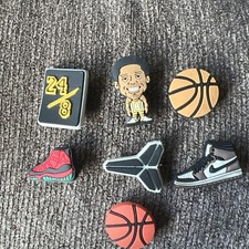 Lot of 7 Croc Charms Kobe Bryant