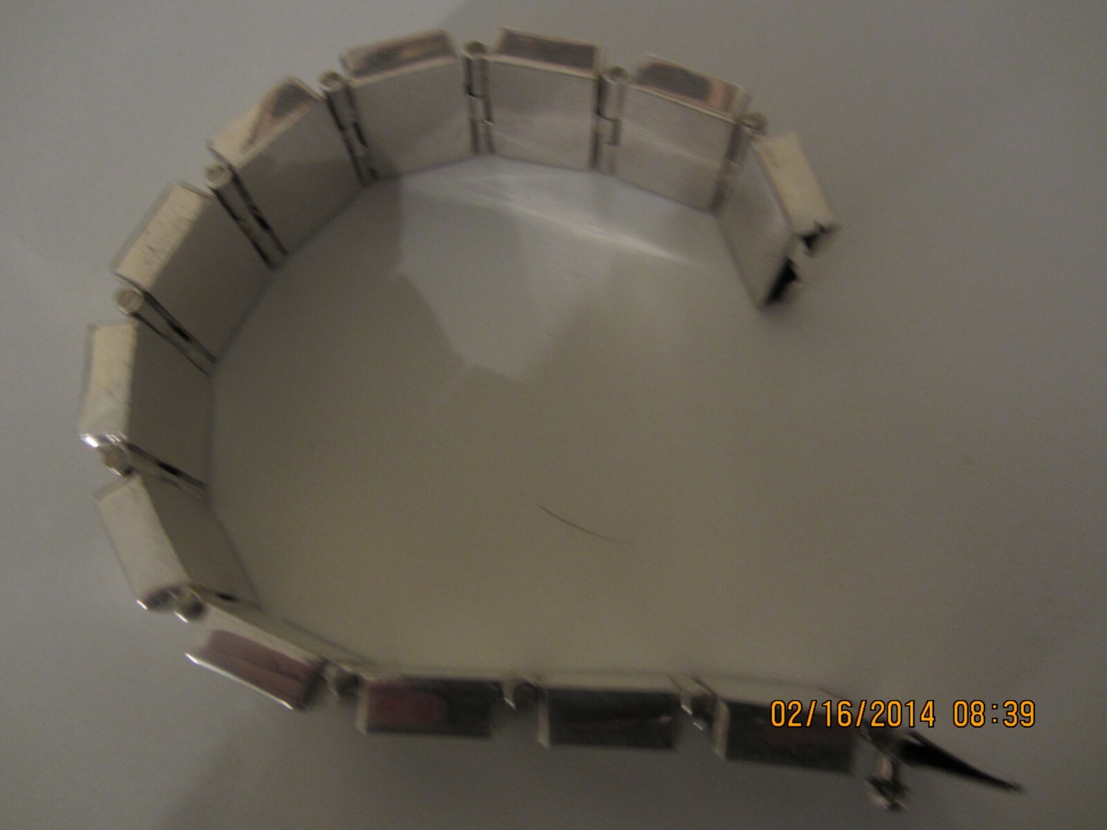 SOLID STERLING SILVER.925, VERY ELEGANT BRACELET - image 2