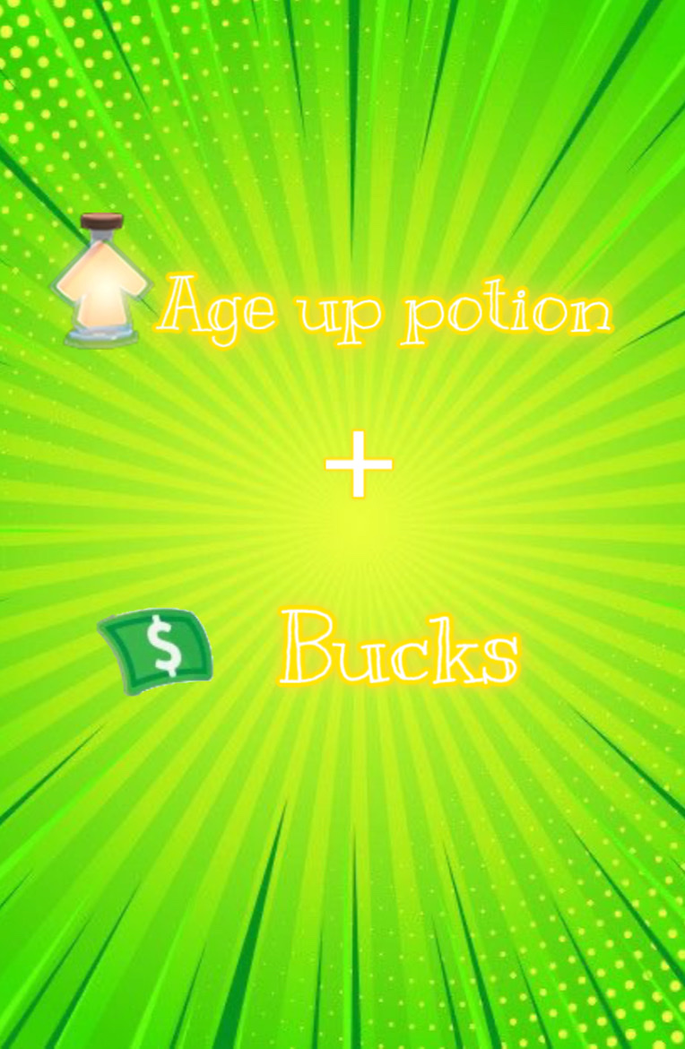 Age Up Potions + Bucks | Adopt From Me!