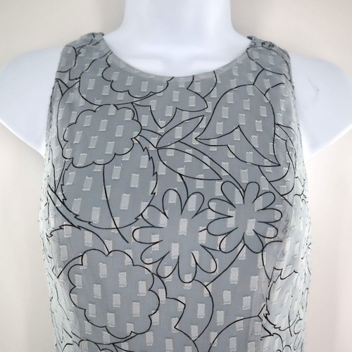 Banana Republic Midi Dress Women's 0 Blue Wedding Guest Evening Wear Night Out - Picture 7 of 11