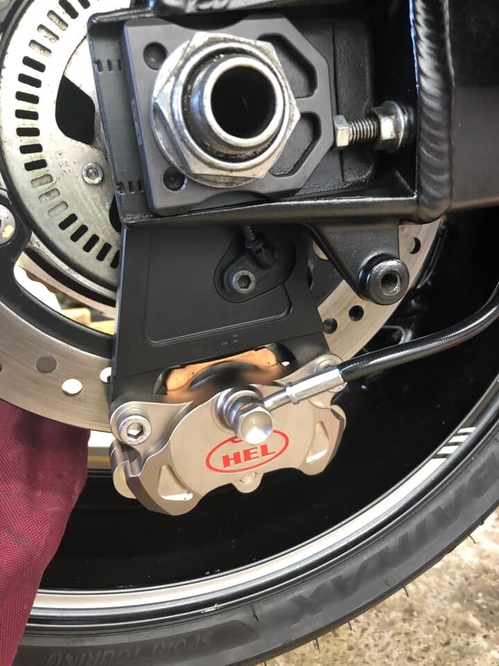Suzuki Hayabusa 2008 to 2019 ABS rear 84mm caliper bracket