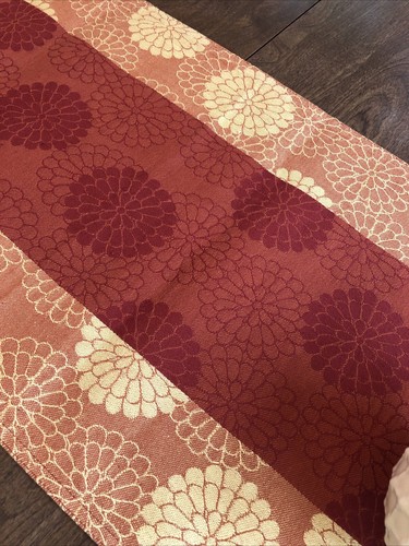Unbranded Fall Colored Reversible Cotton Blend Table Runner 14x74 - Picture 4 of 4