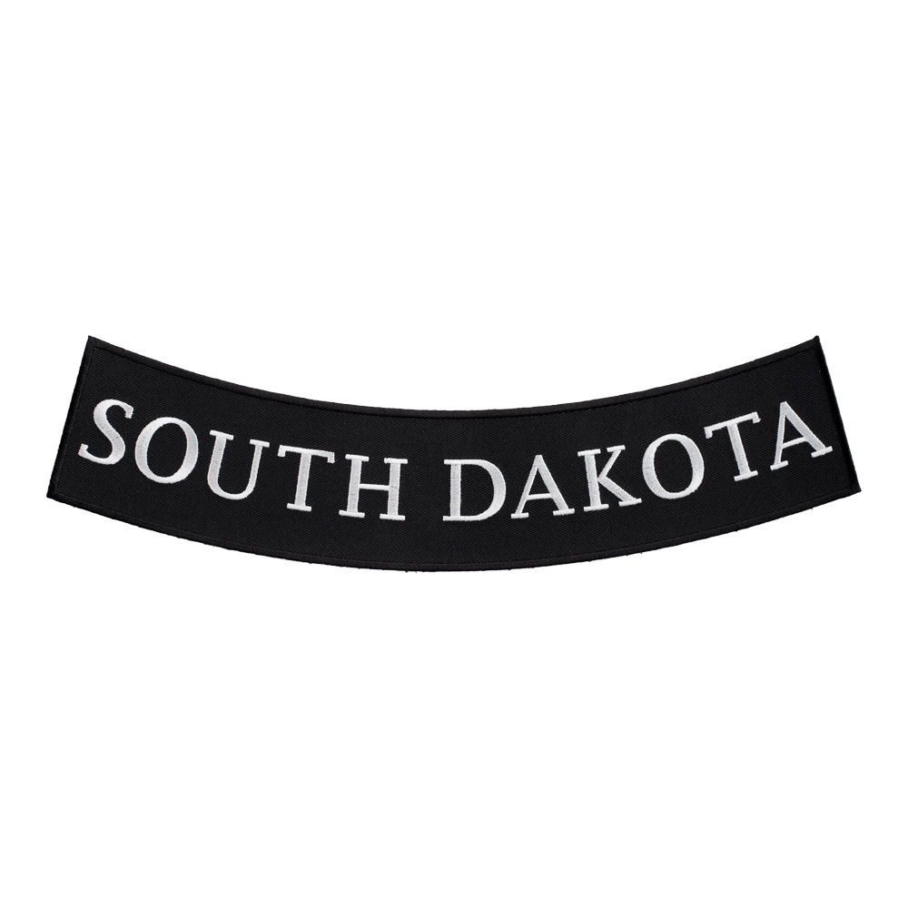 South Dakota State Bottom Rocker Patch, U.S. 50 States Patches | eBay