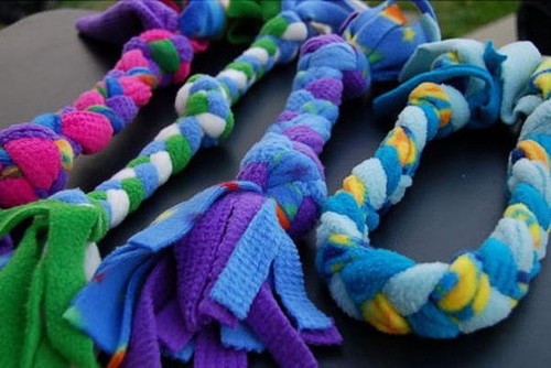braid dog toy