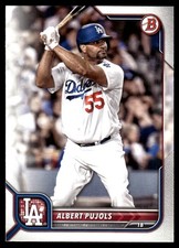 Albert Pujols 2022 Bowman #39 Dodgers MLB READ FREE SHIPPING AutographDen