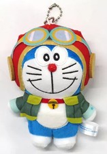 Doraemon Mascot Plush Toy Badge Stuffed Toy with Ball Chain
