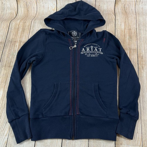 Women’s Ariat International Blue Full Zip Hoodie Jacket Size XS