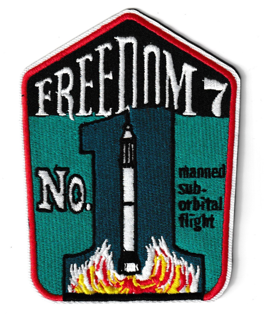 Kellogg's cereal premium NASA Mercury Freedom 7 embroidered space patch