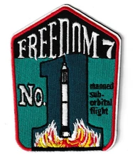 Kellogg's cereal premium NASA Mercury Freedom 7 embroidered space patch